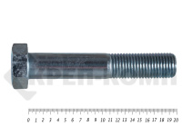 Болты DIN 931, с неполной резьбой, цинк, 36х200 мм, пр.8.8 (25 кг/12)
