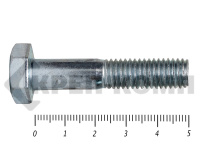 Болты DIN 931, с неполной резьбой, цинк, 10х 50 мм пр.8.8 МОСКРЕП (59 шт/2.5)