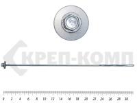 Саморез для с/панелей KENNER, удлинённое сверло 15 мм, 6,3/5,5х315 Kn (350шт)
