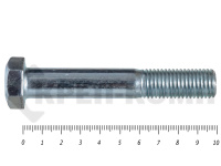 Болты DIN 931, с неполной резьбой, цинк, 16х100 мм, пр.8.8 (25 кг/129)