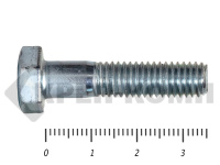 Болты DIN 931, с неполной резьбой, цинк, 8х 35 мм пр.8.8 (25 кг/1309)