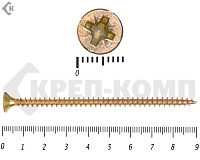 Саморез желтый цинк POZY 5х 90 (10шт)