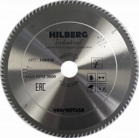 Диск пильный 400*50*100Т Hilberg Industrial Дерево (1 шт)