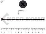 Саморез черный универсал 4,8х127 (1500шт) – фото