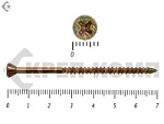 Саморезы для деревянных полов с алмазным наконечником HIMTEX 4.0х70 мм (100 шт) – фото